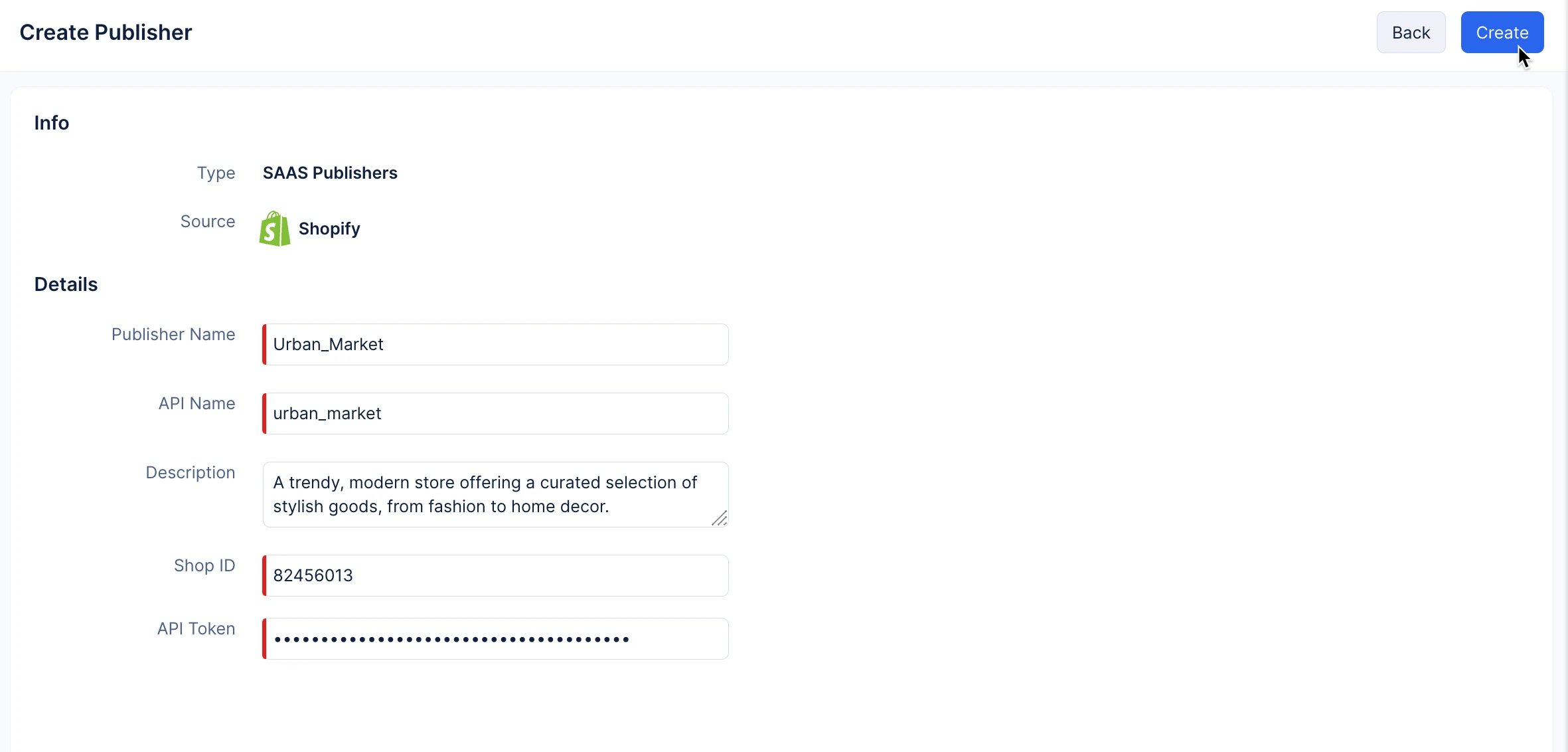 Creating a SaaS Publisher